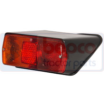 REAR LIGHT, New Holland, Elektriskās komponentes, Apgaismojums, Aizmugurējie gabarīti un pagriezienu rādītāji, 83960360, E4NN13N510AB, , REAR LIGHT, 24/1914-3, 83960360, E4NN13N510AB, , 0.62 kg