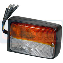 FRONT LIGHT LEFT, Case-IH, Electrical components, Lighting, Front side lights and indicators, 1964937C1, , FRONT LIGHT LEFT, 25/1918-100, 1964937C1, , 0.30 kg