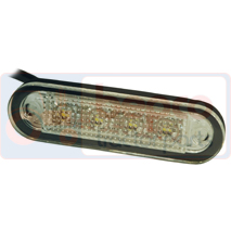 FRONT SIDE LIGHT 4 LED ORANGE 12/24V, 63/1918-145, , 0.04 kg