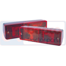 PAIR OF LIGHTS LEFT/ RIGHT , Massey Ferguson, Electrical components, Lighting, Rear side lights and indicators, , PAIR OF LIGHTS LEFT/ RIGHT , 63/1918-78, , 0.00 kg