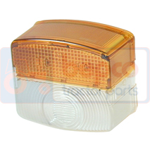 GLASS , John Deere, Electrical components, Lighting, Front side lights and indicators glas, , GLASS , 26/1919-147, , 0.00 kg