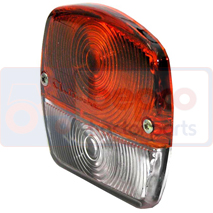 GLASS , Massey Ferguson, 100 - 155, Electrical components, Lighting, Front side lights and indicators glas, 1806417M1, 3383204M1, , GLASS , 30/1919-38, 1806417M1, 3383204M1, , 0.06 kg