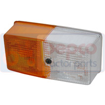 GLASS , Case-IH, Electrical components, Lighting, Front side lights and indicators glas, F395900020010, , GLASS , 22/1919-85, F395900020010, , 0.00 kg