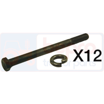 BOLTS KIT 5/16 UNC, Case-IH, Clutch, Clutch spare part, Miscellaneous parts, , BOLTS KIT 5/16 UNC, 25/194-5, , 0.50 kg