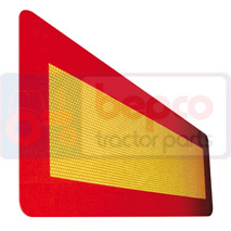 PAIR OF REFLECTIVE PLATES , Electrical, Electrical components, Indication, Maximum speed plate and sticker, , PAIR OF REFLECTIVE PLATES , 63/1964-13, , 0.70 kg