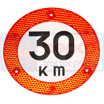 MAXIMUM SPEED PLATE 30 KM/H , Universal accessories, Electrical components, Indication, Maximum speed plate and sticker, , MAXIMUM SPEED PLATE 30 KM/H , 63/1964-4, , 0.16 kg