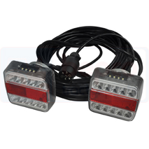 , Elektriskās komponentes, Elektriskās komponentes, Apgaismojums, Signalizācijas aprīkojums, , MAGNETIC TRAILER POD LED CABLE 12M , 63/1967-20, , 2.30 kg