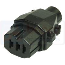 PLASTIC PLUG, New Holland, TSA - TS110A, Elektriskās komponentes, Kontaktdakša un kontaktligzda, Kontaktligzda, 87301678, , PLASTIC PLUG, 63/1970-15, 87301678, , 0.08 kg