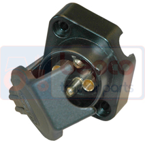 SOCKET 4 PINS , New Holland, TNV - TN55V, Electrical components, Plug and socket, Plug, 09441180, 1523984, 1708010, 6050025, 6052005, 83982634, , SOCKET 4 PINS , 63/1971-11, 09441180, 1523984, 1708010, 6050025, 6052005, 83982634, , 0.10 kg