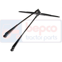 WIPER ARM AND BLADE, Elektriskās komponentes, Virsbūves daļas, kabīne, sēdekļi, Logu tīrīšana, Slotiņa ar kāju, , WIPER ARM AND BLADE, 63/1986-5, , 0.00 kg