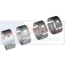 MAIN BEARING SET 0.020''-0.51mm, Steyr, 900 - 970(A/AE), Engine and components, Crankshaft and Flywheel, Landing Pad, 130100010738(X4)+130100010754(X2), , MAIN BEARING SET 0.020''-0.51mm, 27/2-100B, 130100010738(X4)+130100010754(X2), , 0.00 kg