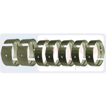 MAIN BEARING SET 0.020''-0.51mm, Ford, Dzinējs un tā sastāvdaļas, Kloķvārpsta un spararats, Kloķvārpstas šāles, , MAIN BEARING SET 0.020''-0.51mm, 24/2-102B, , 0.00 kg