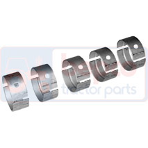 MAIN BEARING SET 0.010''-0.25mm, Case-IH, 2000 - 2150, Engine and components, Crankshaft and Flywheel, Landing Pad, 1966295C1, 1966295C1X5+1966298C1X5, 1966298C1, , MAIN BEARING SET 0.010''-0.25mm, 25/2-107A, 1966295C1, 1966295C1X5+1966298C1X5, 1966298C1, , 0.00 kg