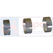 MAIN BEARING SET 0.020''-0.51mm, David Brown, Engine and components, Crankshaft and Flywheel, Landing Pad, K928555(X6), K928555X6, , MAIN BEARING SET 0.020''-0.51mm, 20/2-31B, K928555(X6), K928555X6, , 0.45 kg