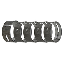 MAIN BEARING SET 0.010''-0.25mm, Massey Ferguson, 200 - 283, Engine and components, Crankshaft and Flywheel, Landing Pad, 735169M91, 81558A, , MAIN BEARING SET 0.010''-0.25mm, 30/2-3A, 735169M91, 81558A, , 0.69 kg