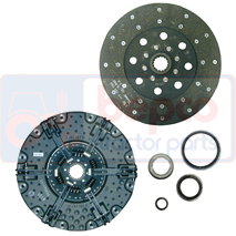 CLUTCH ASSEMBLY , Deutz, DX - DX85A, Clutch, Clutch assembly and plate, Clutch kit, , CLUTCH ASSEMBLY , 21/200-1023KT, , 0.00 kg