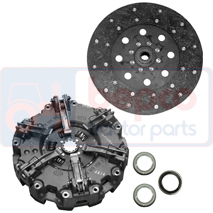 CLUTCH ASSEMBLY COMPLETED , Case-IH, 2000 - 2120, Clutch, Clutch assembly and plate, Clutch kit, , CLUTCH ASSEMBLY COMPLETED , 25/200-1124KT, , 0.00 kg