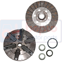 CLUTCH ASSEMBLY COMPLETED , Zetor, Clutch, Clutch assembly and plate, Clutch kit, , CLUTCH ASSEMBLY COMPLETED , 37/200-1550KT, , 0.00 kg