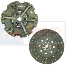 CLUTCH ASSEMBLY , John Deere, 3000 - 3300X, Clutch, Clutch assembly and plate, Clutch kit, 633301319, , CLUTCH ASSEMBLY , 26/200-418K, 633301319, , 0.00 kg