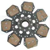 CLUTCH PLATE / MOUNTED , Deutz, DX - DX85A, Clutch, Clutch assembly and plate, Main disc, 02940105, 04311321, 04315564, 04341321, , CLUTCH PLATE / MOUNTED , 21/221-165, 02940105, 04311321, 04315564, 04341321, , 2.80 kg