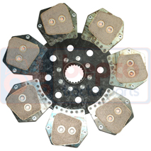 CLUTCH PLATE / LOOSE , Deutz, Clutch, Clutch assembly and plate, Main disc, 04359388, , CLUTCH PLATE / LOOSE , 21/221-172, 04359388, , 3.80 kg