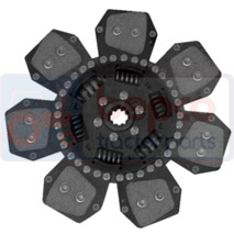 CLUTCH PLATE / LOOSE , Case-IH, C - C70, Clutch, Clutch assembly and plate, Main disc, 223808A1, 330732A1, 341723A1, , CLUTCH PLATE / LOOSE , 25/221-183, 223808A1, 330732A1, 341723A1, , 3.85 kg