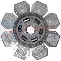 CLUTCH PLATE / MOUNTED , Renault / Claas, Cergos - Cergos 330, Clutch, Clutch assembly and plate, Main disc, 6005021375, 7700058655, , CLUTCH PLATE / MOUNTED , 28/221-214L, 6005021375, 7700058655, , 3.82 kg