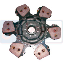 CLUTCH PLATE / MOUNTED , Massey Ferguson, 300 - 364FQ, Clutch, Clutch assembly and plate, Main disc, , CLUTCH PLATE / MOUNTED , 30/221-412, , 3.16 kg