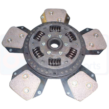 CLUTCH PLATE / MOUNTED , Massey Ferguson, 4300 - 4355, Clutch, Clutch assembly and plate, Main disc, 3762356M91, , CLUTCH PLATE / MOUNTED , 30/221-472, 3762356M91, , 4.40 kg