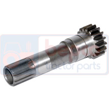 PTO DRIVE PINION , Massey Ferguson, 100 - 165, Transmission, Gear box, Intake shaft, 1868530M91, 1868531M1, , PTO DRIVE PINION , 30/255-2, 1868530M91, 1868531M1, , 1.52 kg