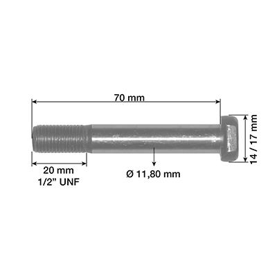 CONROD BOLT , Massey Ferguson, 300 - 360, Engine and components, Conrod and related parts, Studs and Nuts, 375756X1, 95250, , CONROD BOLT , 30/26-1, 375756X1, 95250, , 0.06 kg