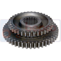 GEAR 2+4 , Massey Ferguson, 100 - 135V, Transmission, Gear box, Clutch shaft, 880957M1, 891904M1, , GEAR 2+4 , 30/263-2, 880957M1, 891904M1, , 3.85 kg