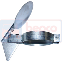 RAINCAP 102MM , New Holland, TL - TL100, Inlet and exhaust, Exhaust, Raincap, 1022537M91, , RAINCAP 102MM , 70/2930-102, 1022537M91, , 0.64 kg