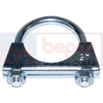 EXHAUST CLAMP 106MM , Case-IH, Inlet and exhaust, Exhaust, Exhaust clamp, , EXHAUST CLAMP 106MM , 70/2935-106, , 0.35 kg