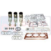 ENGINE OVERHAUL KIT SEMI-FINISHED SHIRTS, Massey Ferguson,  - 205, Engine and components, Pistons-Ring sets-Liners, Overhaul kit, B30101S, , ENGINE OVERHAUL KIT SEMI-FINISHED SHIRTS, 30/30-101S, B30101S, , 5.00 kg