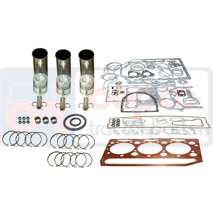 ENGINE OVERHAUL KIT , Massey Ferguson, 100 - 150, Engine and components, Pistons-Ring sets-Liners, Overhaul kit, U5MK0700K, , ENGINE OVERHAUL KIT , 30/30-103S, U5MK0700K, , 0.00 kg