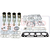 ENGINE OVERHAUL KIT , Massey Ferguson, 200 - 294, Engine and components, Pistons-Ring sets-Liners, Overhaul kit, 3638580M91, U5MK0287, , ENGINE OVERHAUL KIT , 30/30-114S, 3638580M91, U5MK0287, , 0.00 kg