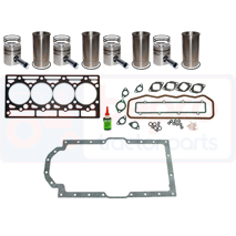 ENGINE OVERHAUL KIT, Case-IH, Dzinējs un tā sastāvdaļas, Virzuļi-Gredzenu komplekti-Čaulas, Kapitālā remonta komplekti, , ENGINE OVERHAUL KIT, 25/30-129, , 0.00 kg