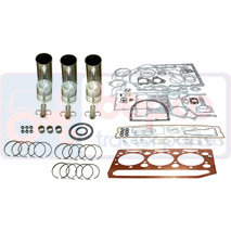 ENGINE OVERHAUL KIT, Massey Ferguson, 100 - 135, Dzinējs un tā sastāvdaļas, Virzuļi-Gredzenu komplekti-Čaulas, Kapitālā remonta komplekti, 3638892M91, U5MK0321, , ENGINE OVERHAUL KIT, 30/30-181S, 3638892M91, U5MK0321, , 0.00 kg