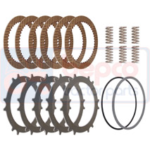 CLUTCH KIT , Case-IH, 95 - 395, Transmission, PTO, Independant PTO gear parts, 3125257R91, , CLUTCH KIT , 25/309-6, 3125257R91, , 1.46 kg