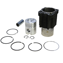 Piston and Liner Kit 4 Ring , Deutz, Engine and components, Pistons-Ring sets-Liners, Piston and ring, , Piston and Liner Kit 4 Ring , 31-106M, , 7.90 kg