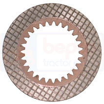 FRICTION DISC , Massey Ferguson, 6400 - 6490, Transmission, Gear box, Multidisc transmission, 3617347M1, , FRICTION DISC , 30/317-195, 3617347M1, , 0.80 kg