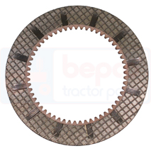 FRICTION DISC, Massey Ferguson, 5400 - 5465, Transmisija, Jūgvārpsta, Neatkarīgā jūgvārpstas zobrata daļas, 3387347M1, , FRICTION DISC, 30/317-196, 3387347M1, , 0.18 kg