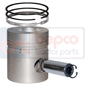 PISTON WITH RINGS , Massey Ferguson, 100 - 165, Engine and components, Pistons-Ring sets-Liners, Piston and ring