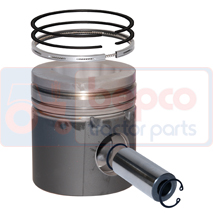 PISTON WITH RINGS , Massey Ferguson, 3600 - 3655, Engine and components, Pistons-Ring sets-Liners, Piston and ring, 3640334M91, B32108, U5PR0013, U5PR0015, U5PR0040, , PISTON WITH RINGS , 30/32-108, 3640334M91, B32108, U5PR0013, U5PR0015, U5PR0040, , 2.02 kg