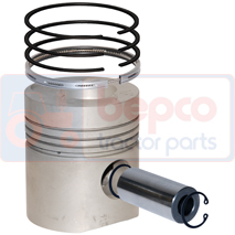 PISTON WITH RINGS , Ford, Engine and components, Pistons-Ring sets-Liners, Piston, , PISTON WITH RINGS , 24/32-115, , 2.05 kg