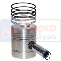 PISTON WITH RINGS , Massey Ferguson, 300 - 384VQ, Engine and components, Pistons-Ring sets-Liners, Piston and ring, 1896437M91, 3640442M91, 68506, 81560, 82879, B1203, , PISTON WITH RINGS , 30/32-12, 1896437M91, 3640442M91, 68506, 81560, 82879, B1203, , 1.96 kg