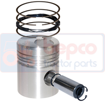 PISTON WITH RINGS , Deutz, 05 - 7505F, Engine and components, Pistons-Ring sets-Liners, Piston and ring, 03371645, , PISTON WITH RINGS , 21/32-132, 03371645, , 1.65 kg