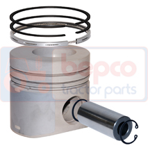 PISTON WITH RINGS , 28/32-158, F199201310030, , 1.40 kg