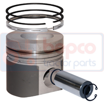 PISTON WITH RINGS , Renault / Claas, Engine and components, Pistons-Ring sets-Liners, Piston and ring, 6005003714, 6005010609, , PISTON WITH RINGS , 28/32-160, 6005003714, 6005010609, , 0.00 kg